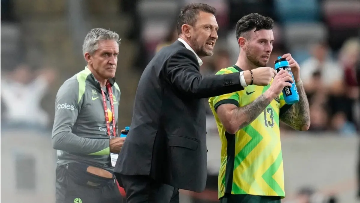 World Cup 2026: Australia and Uzbekistan To Host FIFA-Backed Warmup Mini-Tournaments Australia head coach Tony Popovic and Aiden O'Neil during international friendly match