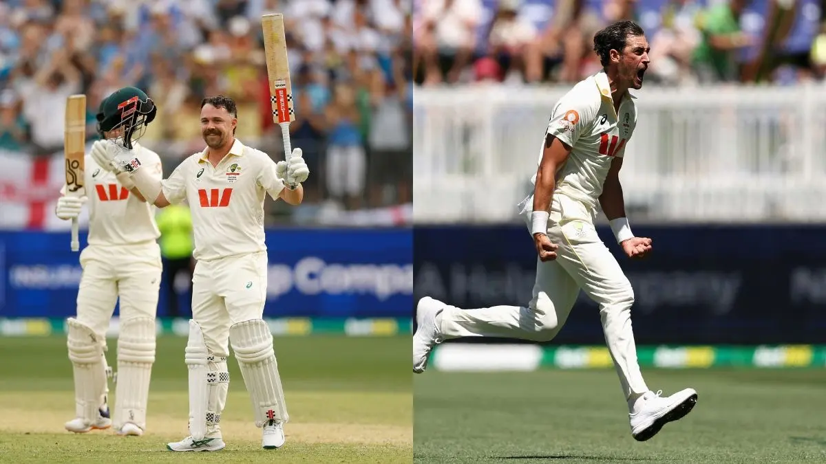 australia vs england 1st test match travis head and mitchell starc performance ashes test series