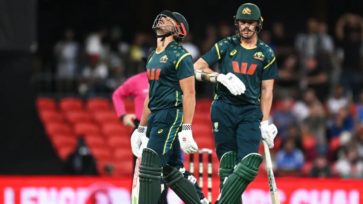 IND vs AUS: Mitchell Marsh-Led Australia Attain Unwanted Record Following 48-Run Defeat To India At Carrara Oval Australian batter Marcus Stoinis reacts after he was dismissed against India in the 4th T20I