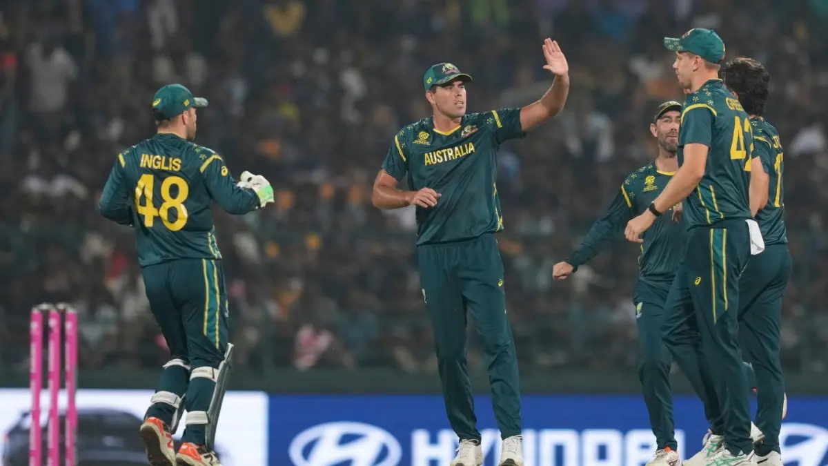 Can Australia Still Qualify For T20 World Cup 2026 Super 8s After Embarrassing Defeat To Sri Lanka? All Scenarios Explained Australian players celebrating after taking a wicket against Sri Lanka