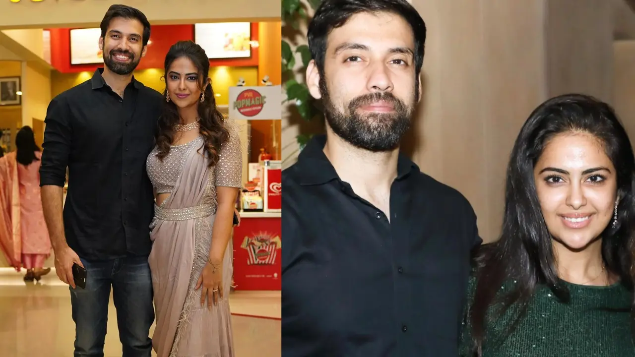 Avika Gor with boyfriend