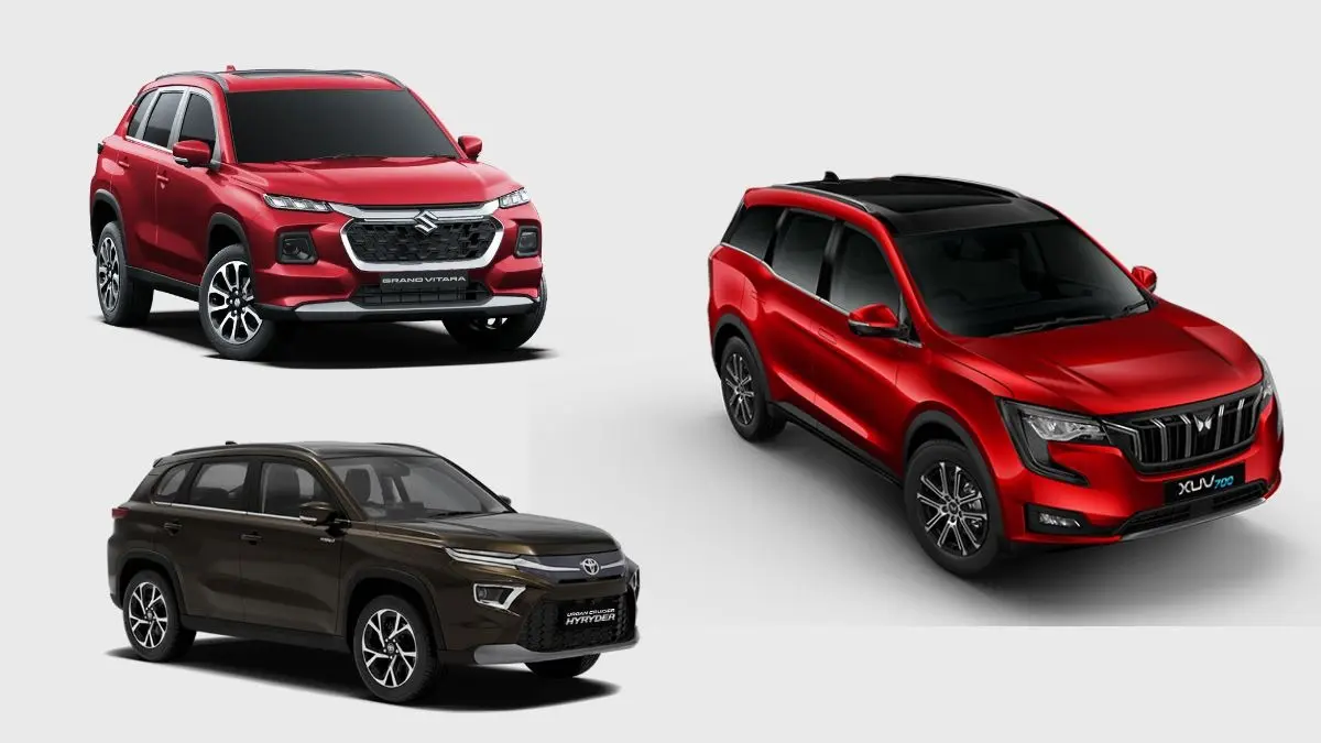 Toyota Hyryder to Mahindra XUV 700: Top 3 AWD SUVs To Consider Under ₹25 Lakh in India AWD SUVs Under ₹25 Lakh in India
