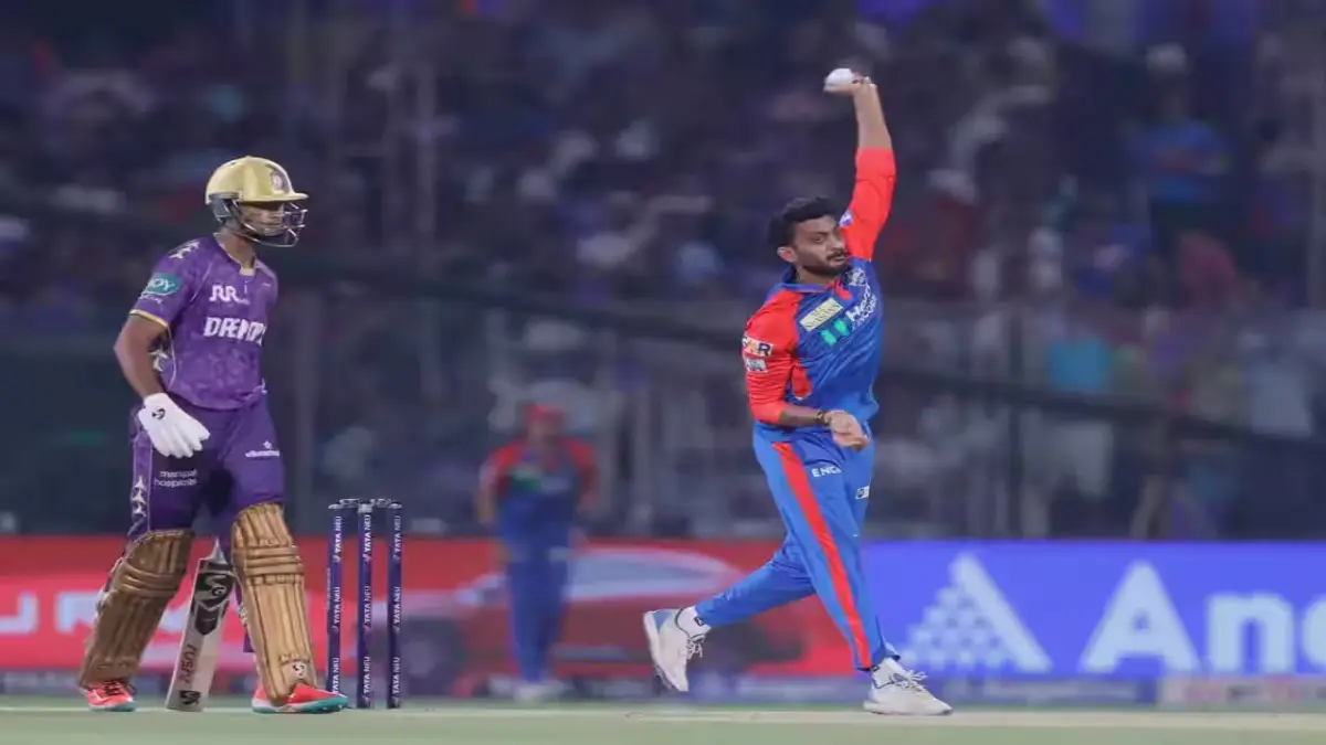 '15-20 Runs Too Many...': Axar Patel Pinpoints Big Reason Why Delhi Lost at Qila Kotla Axar Patel bowls during the DC vs KKR gae