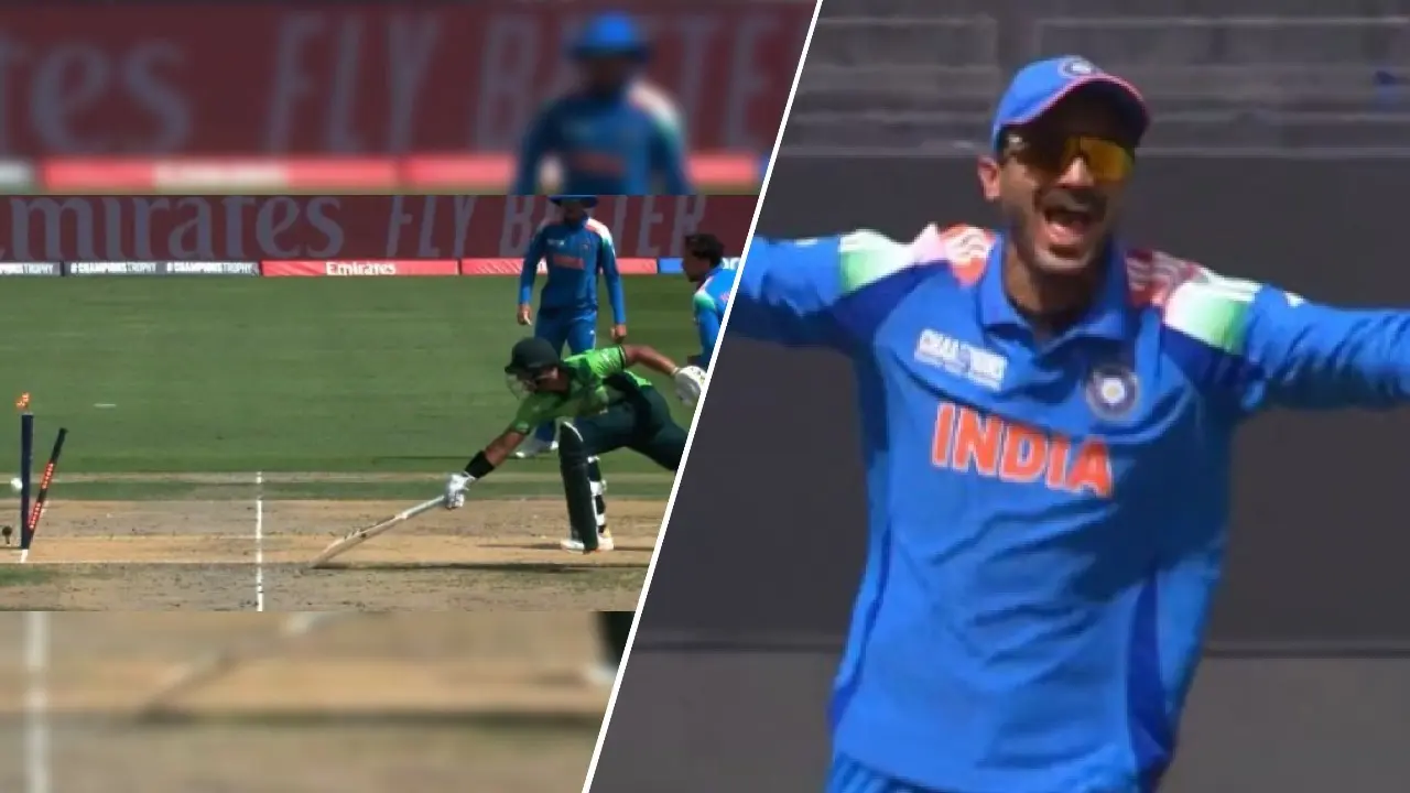 Axar patel brilliant throw imam ul haq run out