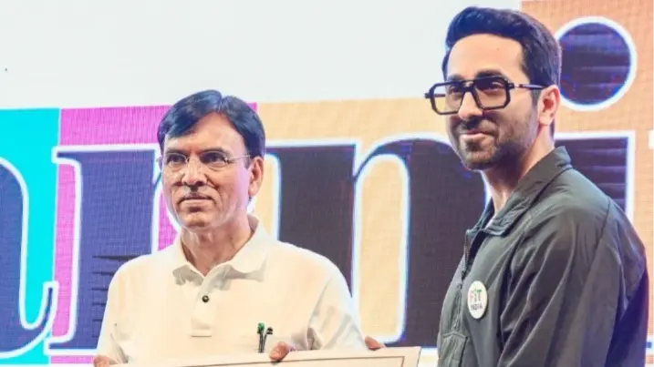 Ayushmann Khurrana is now part of Fit India movement