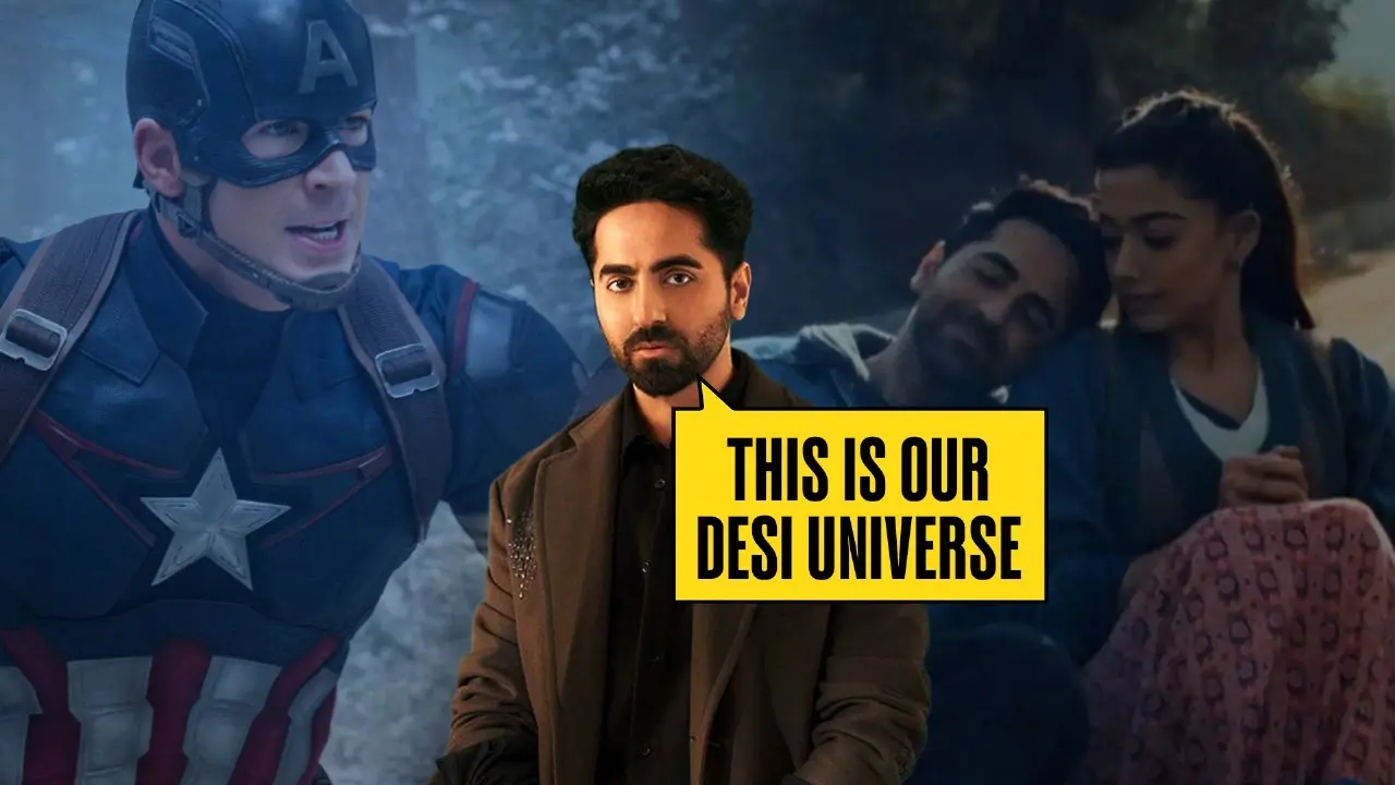 Ayushmann Khurrana reacts to Thamma comparisons with Captain America