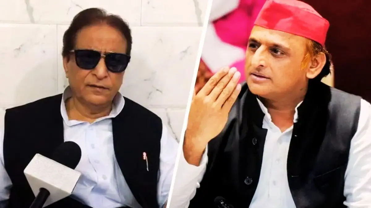 Azam Khan & Akhilesh Yadav