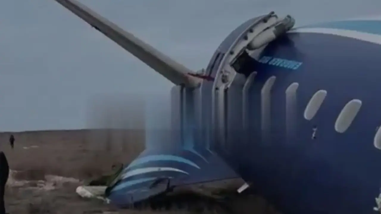 Azerbaijan Holds Day of Mourning for Air Crash Victims as Speculation Grows Over Cause Azerbaijan Plane Crash in Kazakhstan