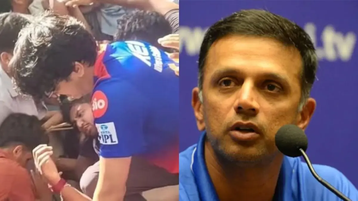 'Very Disappointing': Ex-India Coach Rahul Dravid Breaks Silence on Bengaluru Stampede After RCB's IPL Win B'luru stampede (L), Rahul Dravid (R)