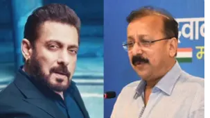 baba siddique with salman khan