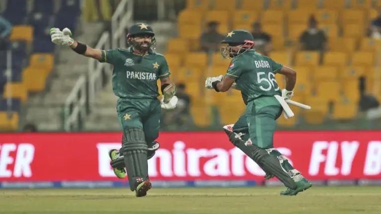 Babar Azam and Mohammad Rizwan
