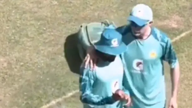 Babar Azam DISTRAUGHT, Gets Comforted by Jason Gillespie, Shan Masood | WATCH VIDEO Babar Azam dropped from Pakistan side
