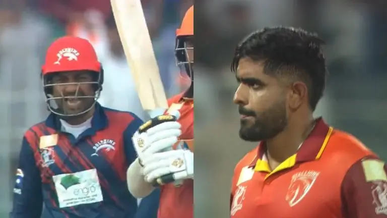 'Babar ko 40 over khila denge': Sarfaraz Khan caught on stump mic trolling Pak captain Babar Azam Babar Azam trolled