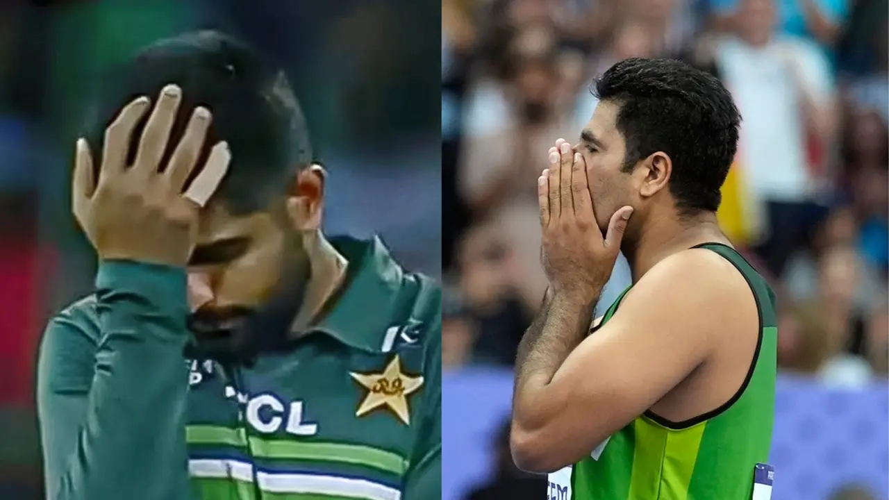 Babar Azam Brutally Trolled For Blunder In Congratulating Arshad Nadeem On Gold Medal At Olympics Babar Azam trolled brutally for blunder in wishing Arshad Nadeem