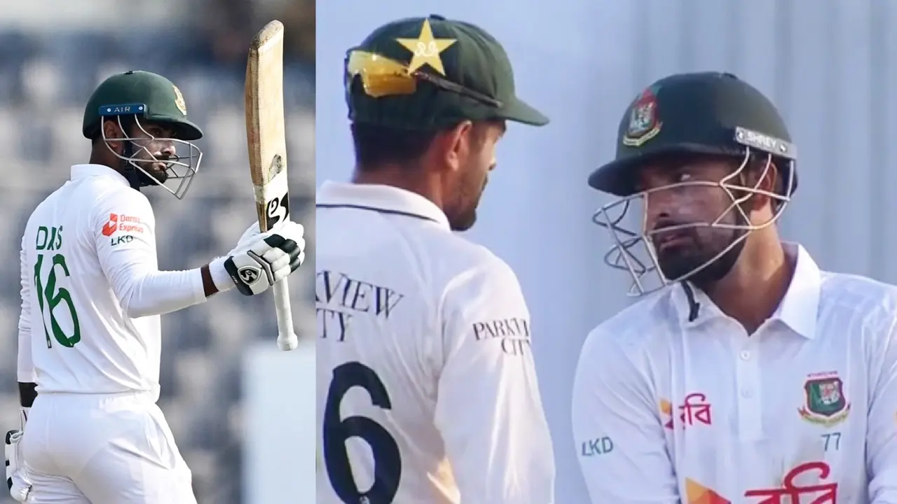 Pakistan TROLLED Brutally After Disgraceful Loss vs Bangladesh in 1st Test at Rawalpindi babar azam was sledging litton das and then he hits 18 of an over by naseem shah
