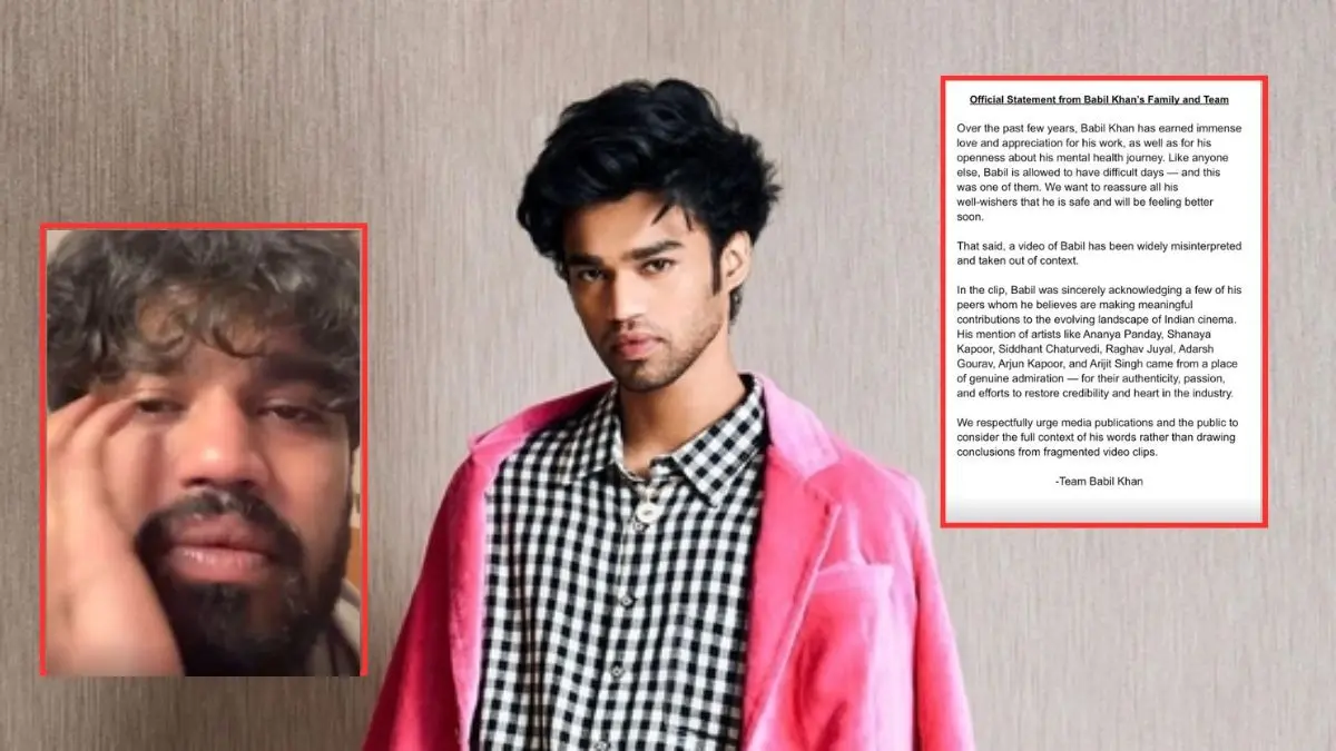 Babil Khan's family issues statement