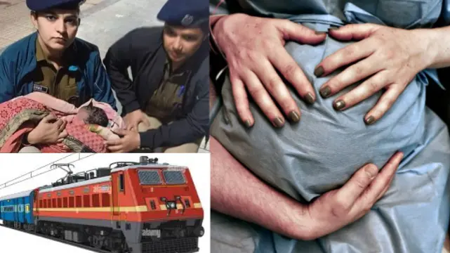Baby Birth in Train
