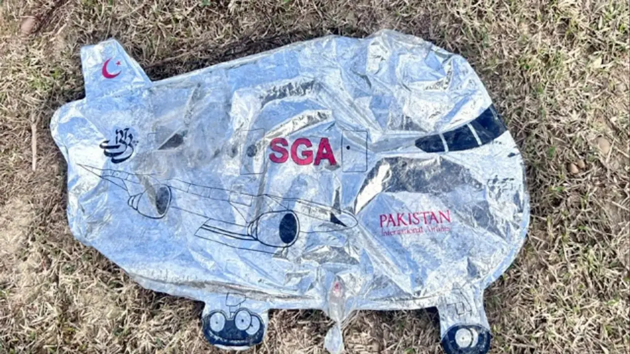 Balloon with Pakistan International Airlines Insignia Found in Himachal's Una Balloon with insignia PIA
