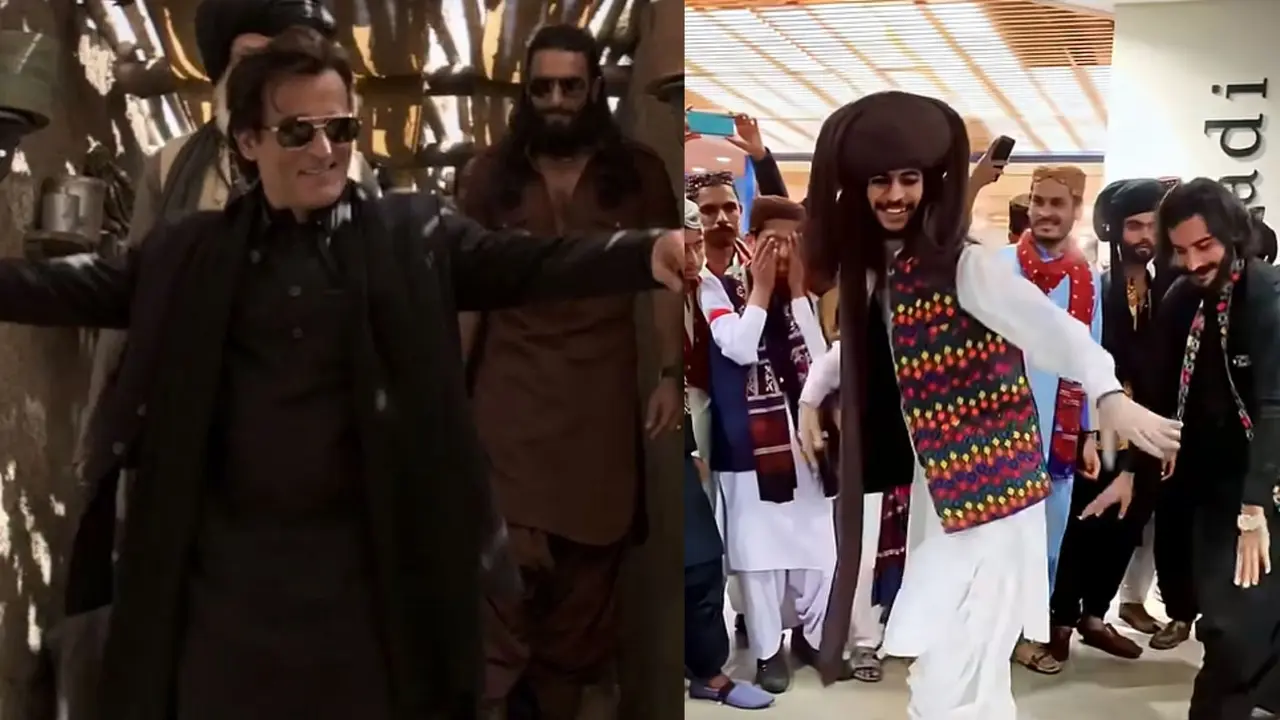 Balochi Men Dance Video on Dhurandhar Song FA9LA