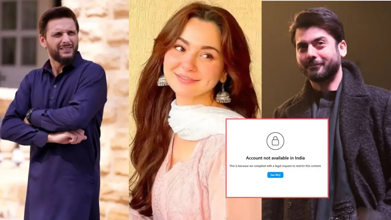 Ban on Pakistani Celebrities Social Accounts in India