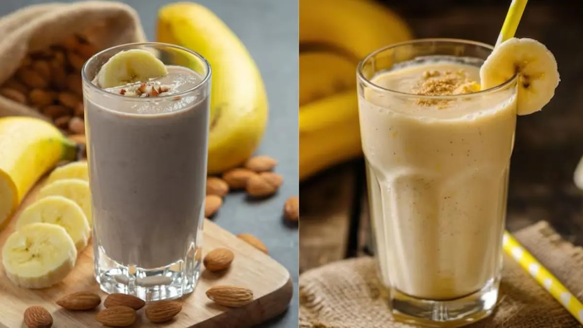 Banana Smoothie Recipe: सुबह सुबह Banana Smoothie में मिलाकर पी लें ये एक चीज, दिनभर रहेंगे Energetic Banana Smoothie Recipe