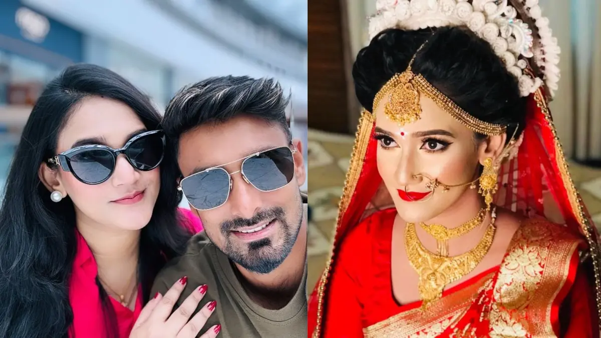 बेहद खूबसूरत हैं बांग्लादेश के हिंदू क्रिकेटर की पत्नी, कृष्ण की भक्ति में रहती हैं लीन, देखें PHOTOS Bangladesh hindu cricketer Litton das wife is devotee of krishna see romantic photos