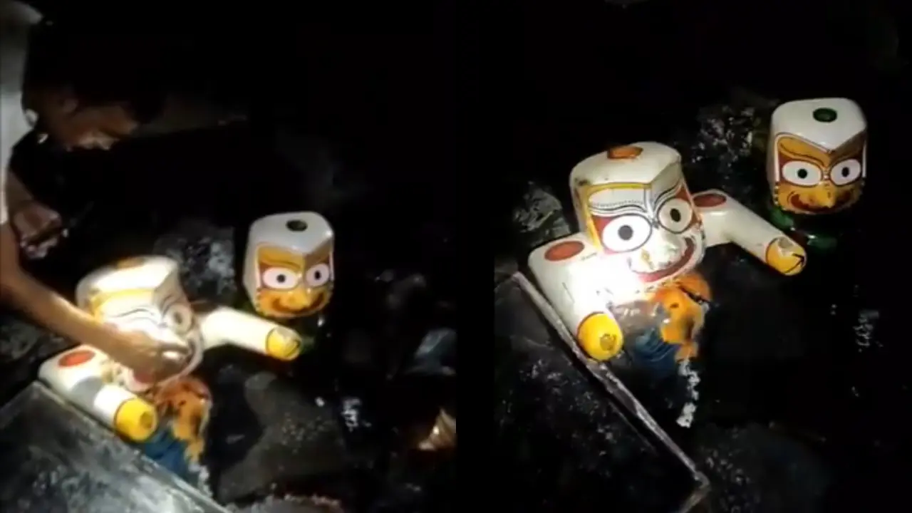 Video: ISKCON Temple in Khulna Torched, Deity Idols Destroyed Amid Bangladesh Unrest Bangladesh ISCKON Temple Fire