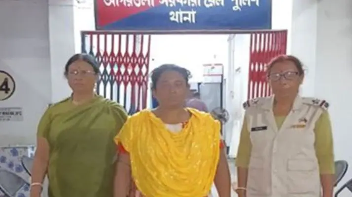 Bangladeshi Woman Arrested for Human Trafficking in Tripura Bangladeshi Woman Arrested for Human Trafficking in Tripura