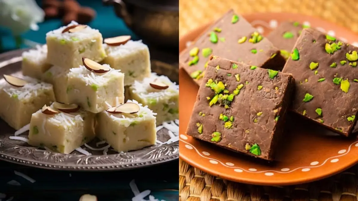 easy barfi recipe at home for festivals Indian sweet dish for Diwali