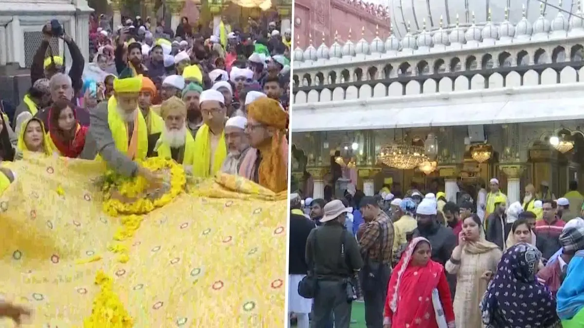 Basant Panchami grand celebration at Hazrat Nizamuddin