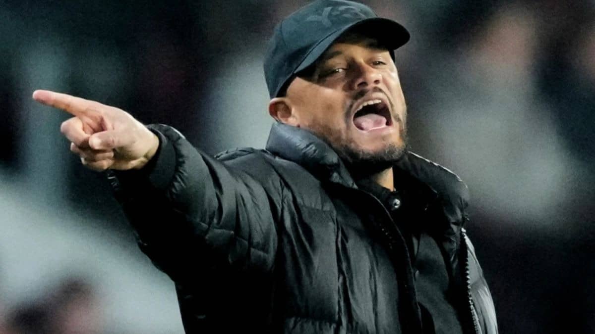 Bayern Munich coach Vincent Kompany