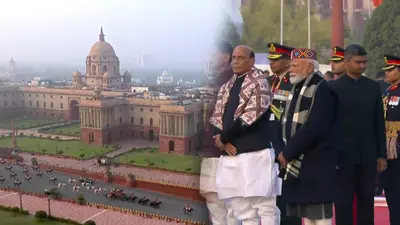 ‘Beating Retreat’ Ceremony Marks Culmination of 77th Republic Day Celebrations ‘Beating Retreat’ Ceremony Marks Culmination of 77th Republic Day Celebrations