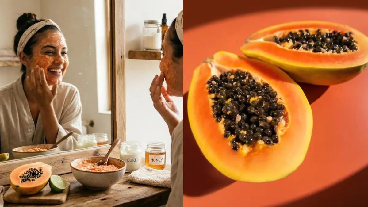Beauty Tips: चेहरे पर पपीते के साथ लगा लें ये एक चीज, चांद जैसा आएगा निखार Beauty Tips