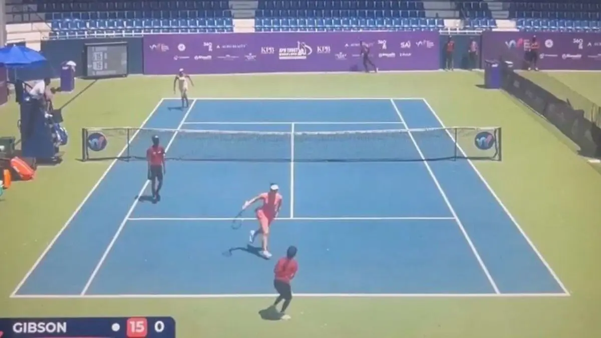WATCH| Bees Attack Sparks Panic On Court, Halts Play As Players Flee At W100k Bengaluru Bees attack causes panic