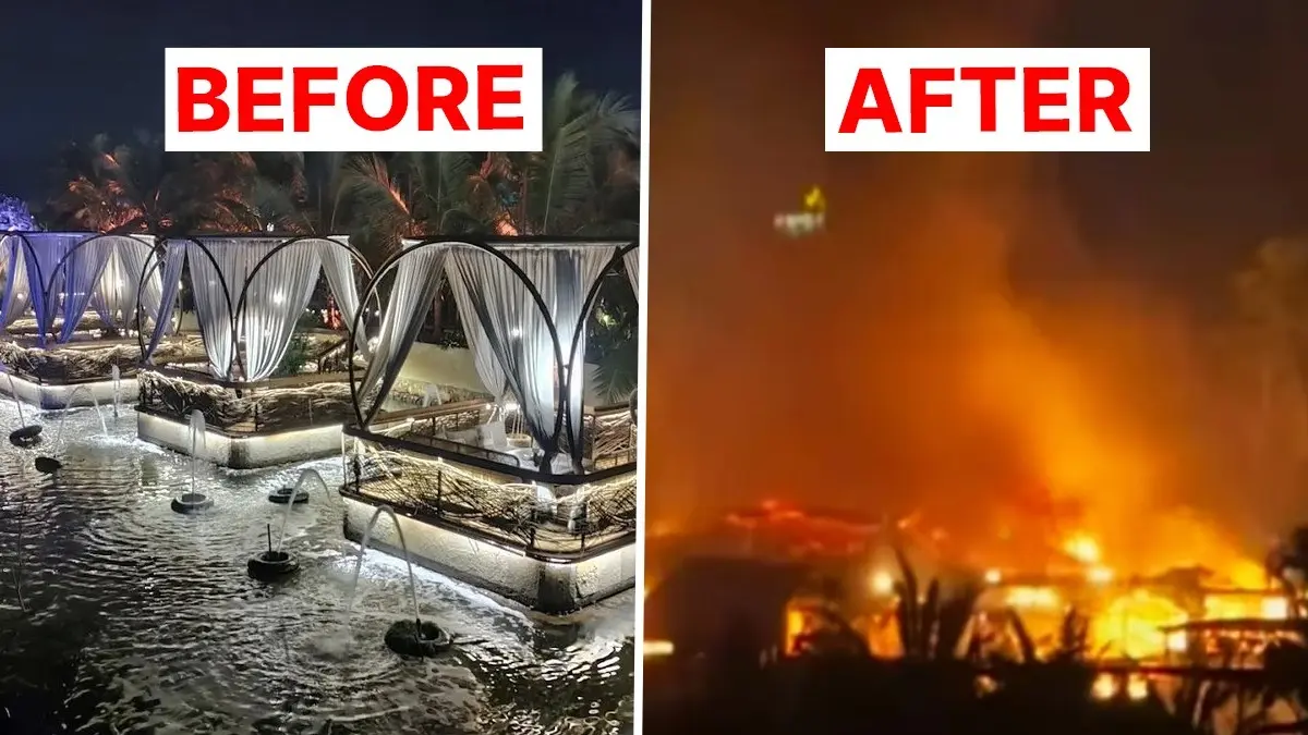 Before & After: Pics Show Shocking Destruction of Goa Birch Nightclub After Deadly Fire