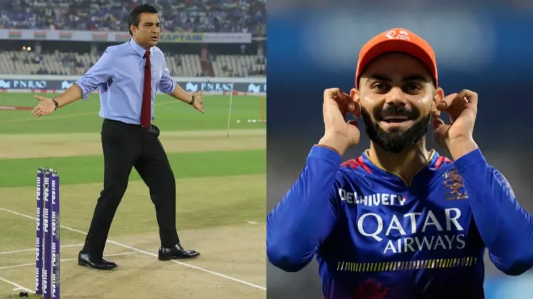 Sanjay Manjrekar and Virat Kohli