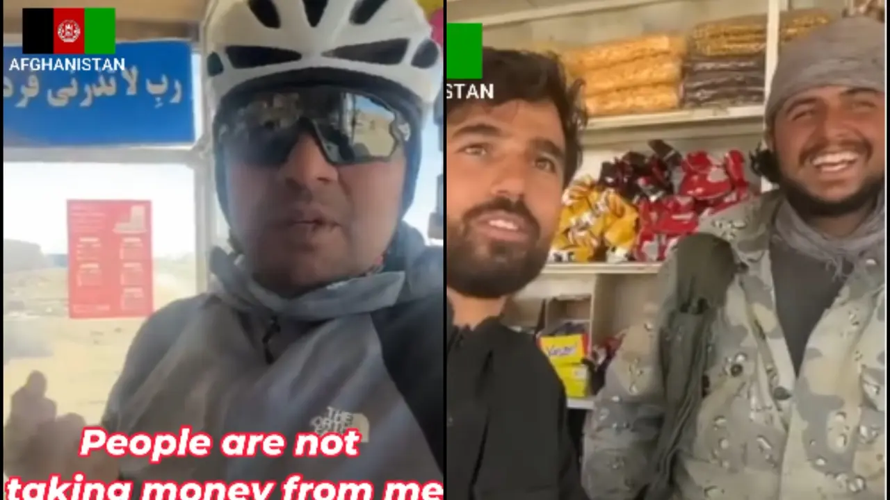 Cycle Baba's Heartwarming Encounter with Afghans