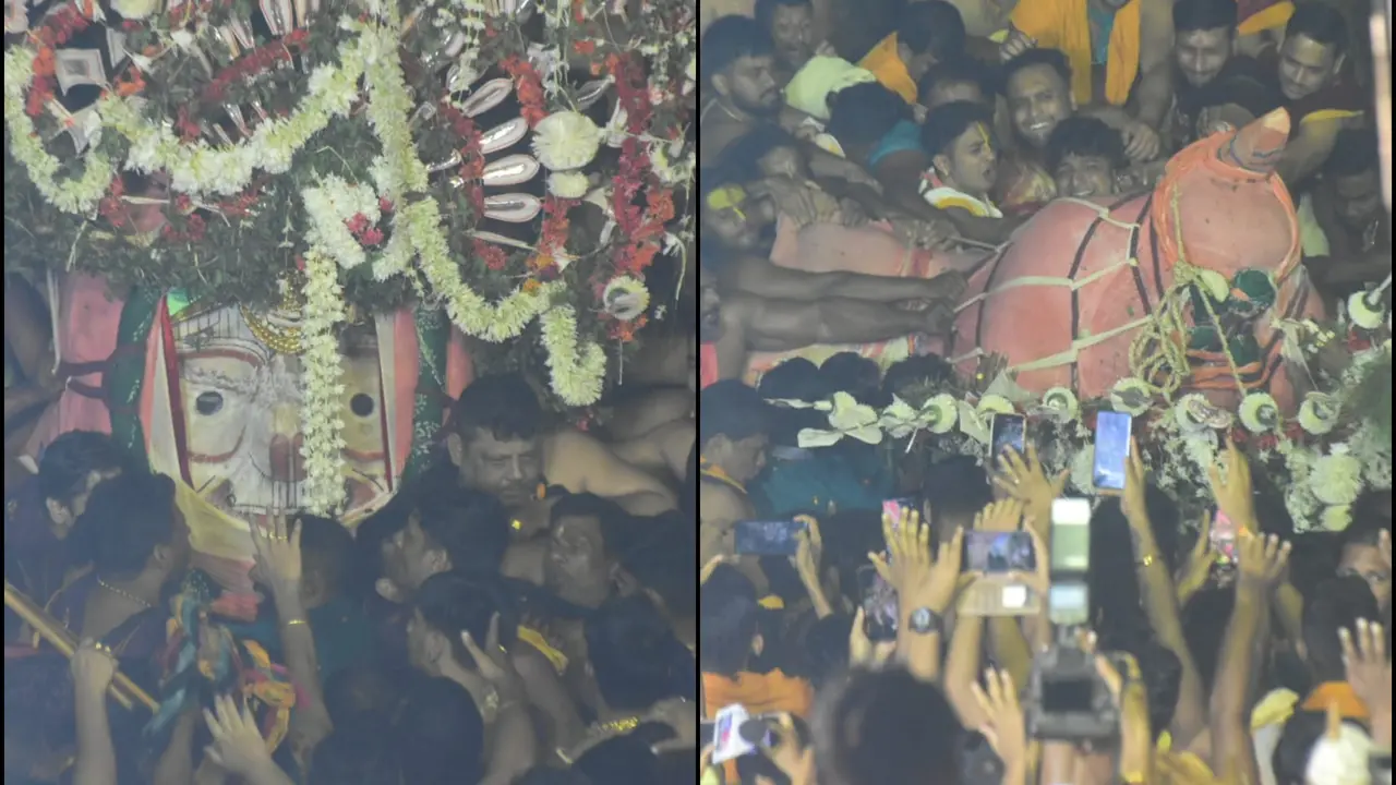 Nine Injured as Lord Balabhadra's Idol Falls During Puri's Rath Yatra Festival Nine Injured as Lord Balabhadra's Idol Falls During Puri's Rath Yatra