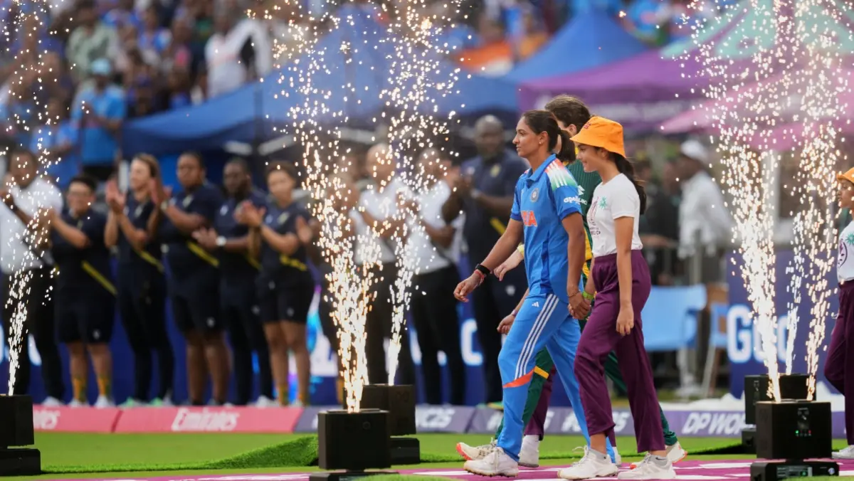 IND vs SA game underway at the DY Patil Stadium