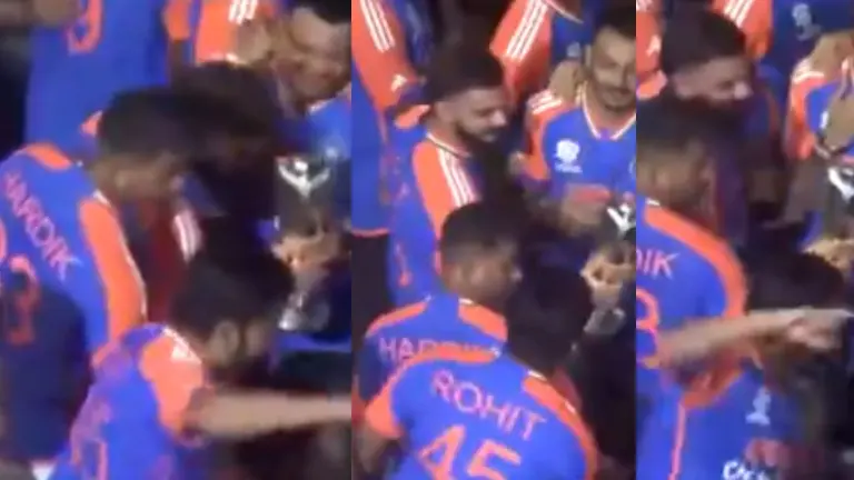 Rohit Sharma and Hardik Pandya Break Out a Special Dance Step Together During India’s Victory Parade Rohit Sharma and Hardik Pandya