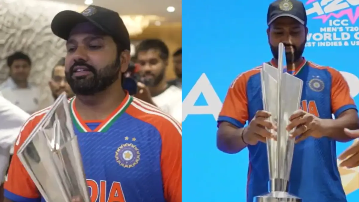 Team India Captain Rohit Sharma Adds Another Addition To India's Trophy Cabinet At BCCI Headquarters Rohit Sharma