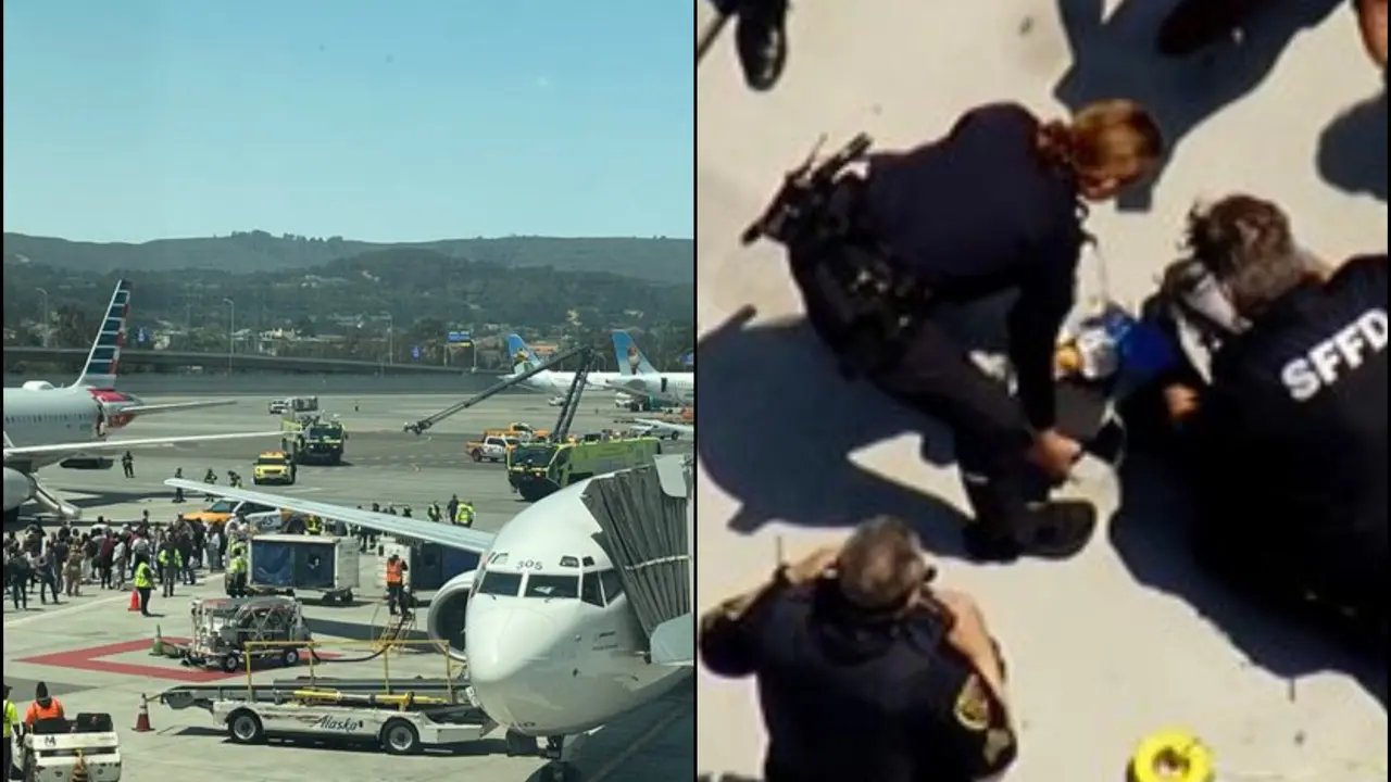 American Airlines Flight Evacuated at San Francisco Airport Due to Onboard Laptop Fire American Airlines Flight Evacuated at San Francisco Airport Due to Onboard Laptop Fire