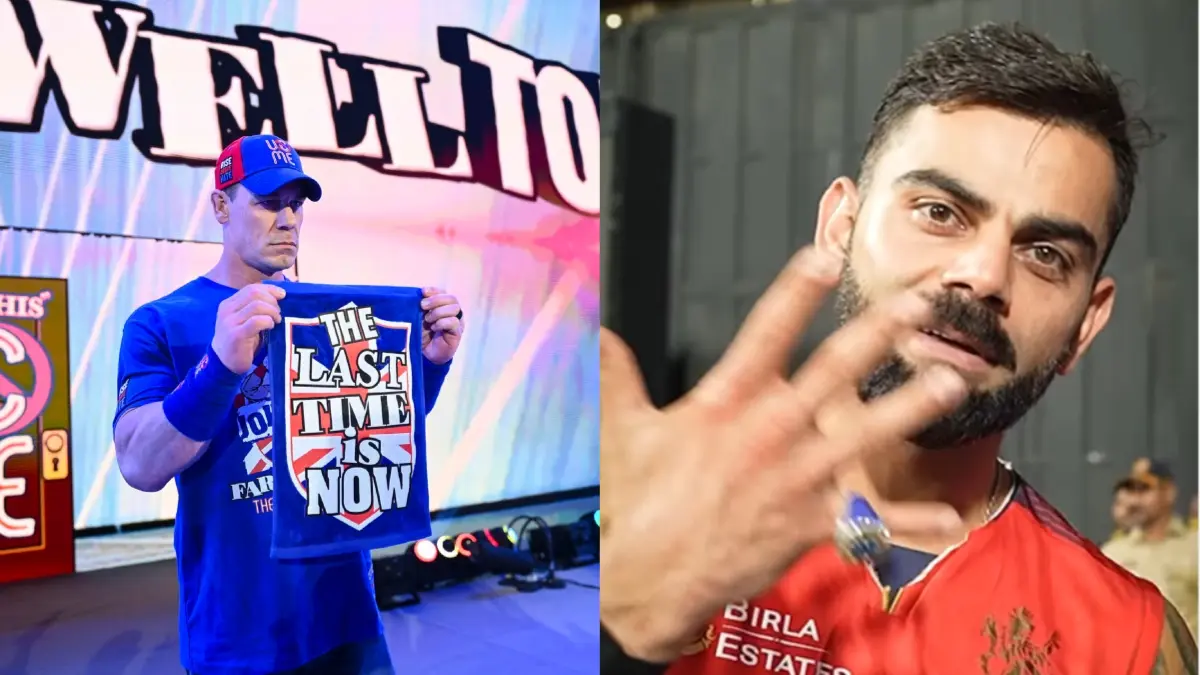 John Cena and Virat Kohli