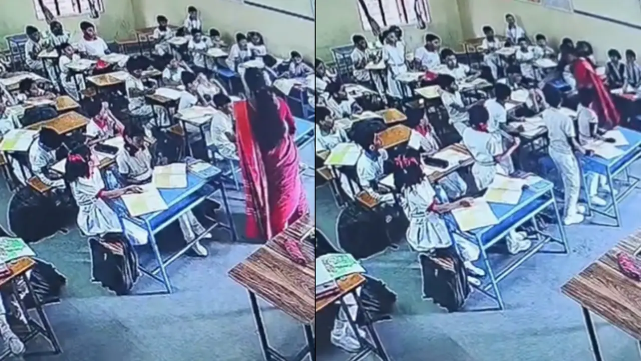 Fan fell off of the ceiling during class in MP's Sehore district