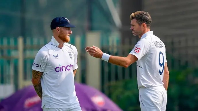 Ben Stokes Praises James Anderson's Legacy as He Bonds with Kids Post Farewell Test vs West Indies Ben Stokes and Jimmy Anderson