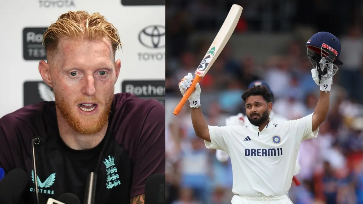 IND vs ENG - Ben Stokes Starts Playing Mind Games Ahead Of Edgbaston Test, Hails Rishabh Pant After Stellar Show: 'Got A Bit Of Stickiness But...' Ben Stokes heaps praise on Rishabh Pant ahead of Edgbaston Test