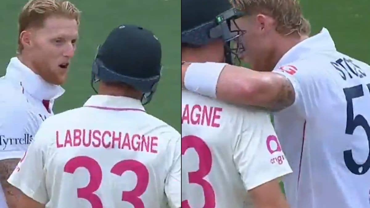 ben stokes marnus labuschagne heated exchange aus vs eng 5th test sydney