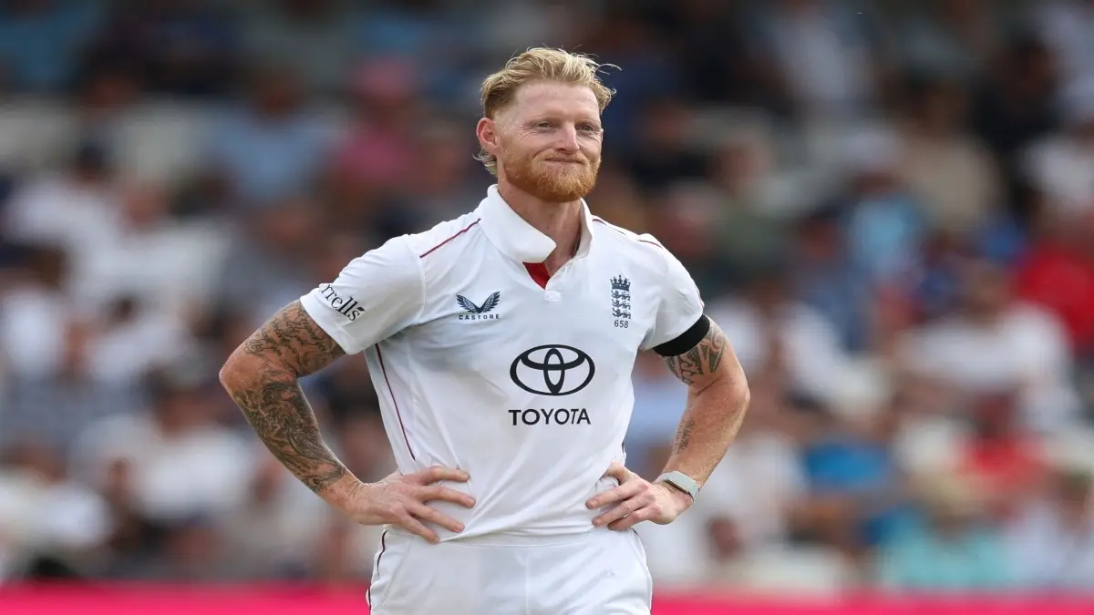 Ben Stokes reacts duirng IND vs ENG Test