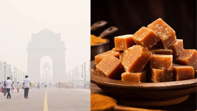 Benefits of Jaggery: दिल्ली-NCR में प्रदूषण से हैं परेशान? किचन की ये चीज है रामबाण इलाज, छोटा टुकड़ा खाने से फेफड़ा रहेगा सुरक्षित Benefits of Jaggery