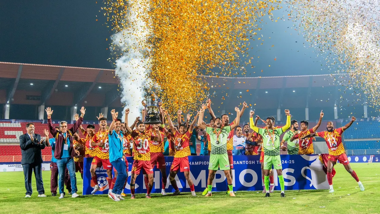 West Bengal Beat Kerala 1-0 To Win Santosh Trophy For 33rd Time Bengal win Santosh Trophy